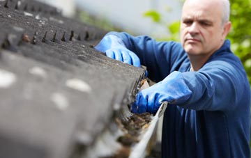 cleaning and inspecting The Barton roofs