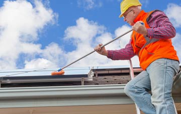 The Barton soft wash roof cleaning